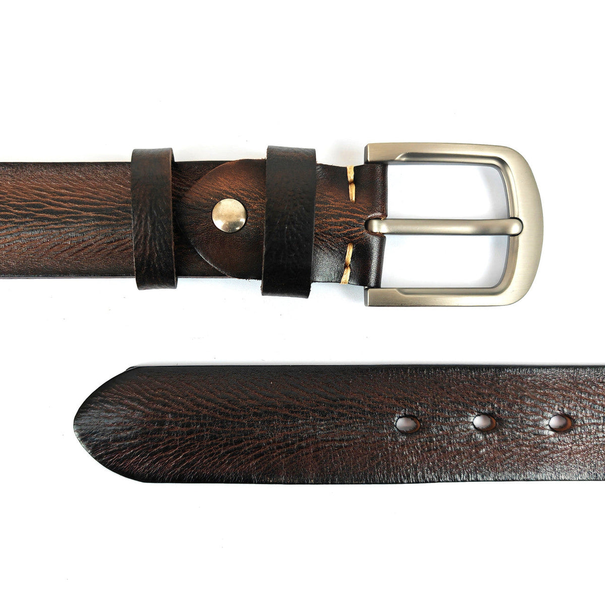 The Arundel Leather Belt, dark brown leather belt – photo 2 of 2