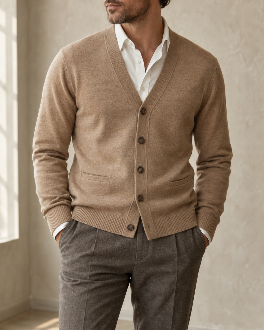 The Belgrave Button Cardigan — NORTH & CO.