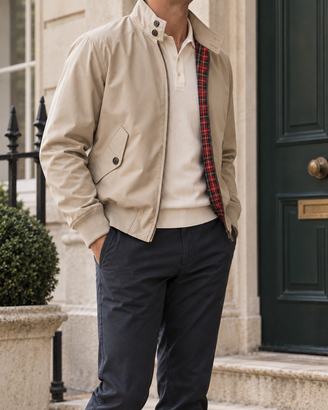 The Harrow Harrington Jacket — lifestyle view 3