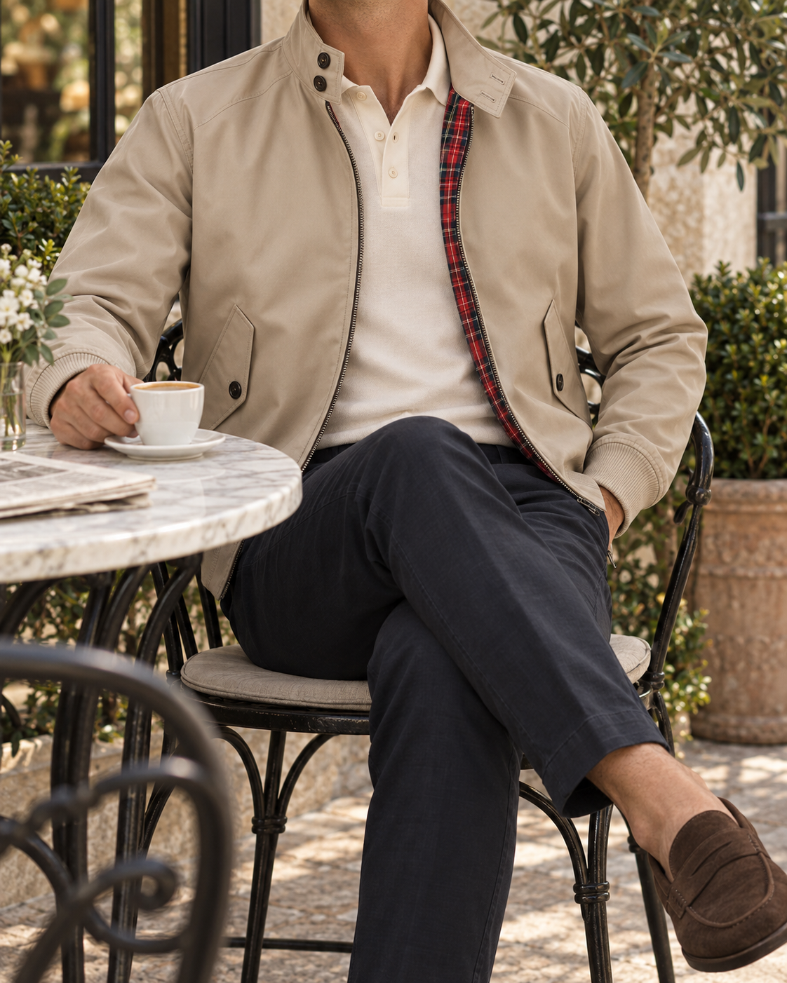 The Harrow Harrington Jacket — lifestyle view 5