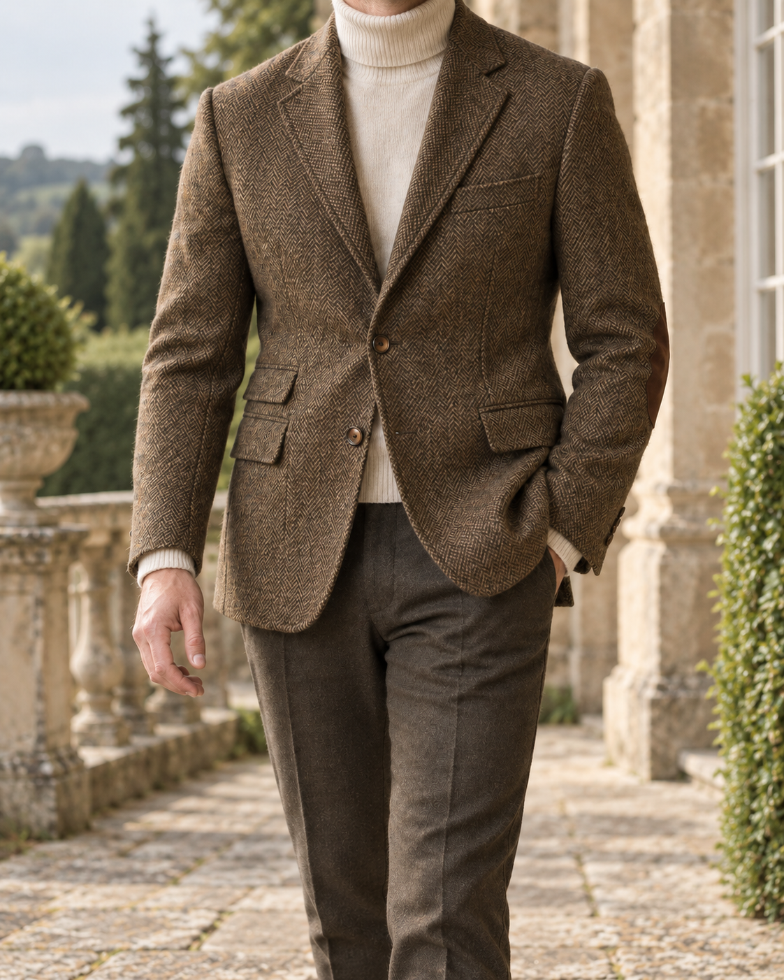 The Cotswold Tweed Sports Jacket — lifestyle view 2