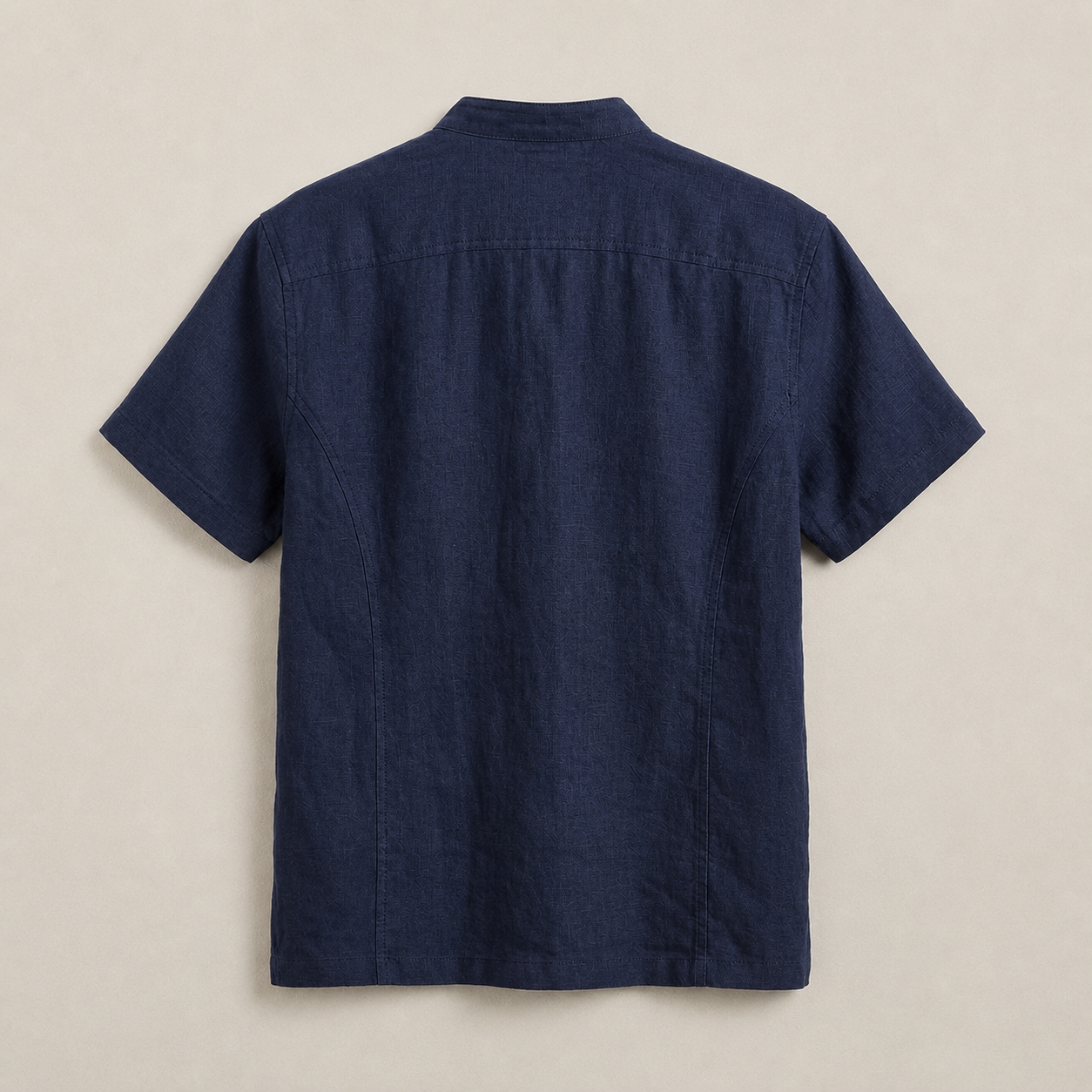 Men's Linen Henley Shirt