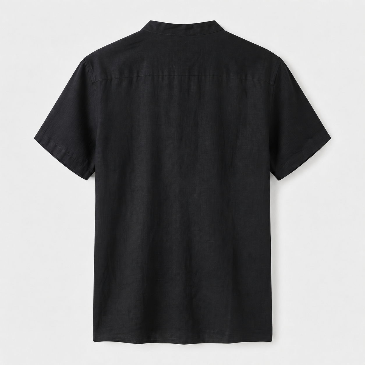 Men's Linen Henley Shirt