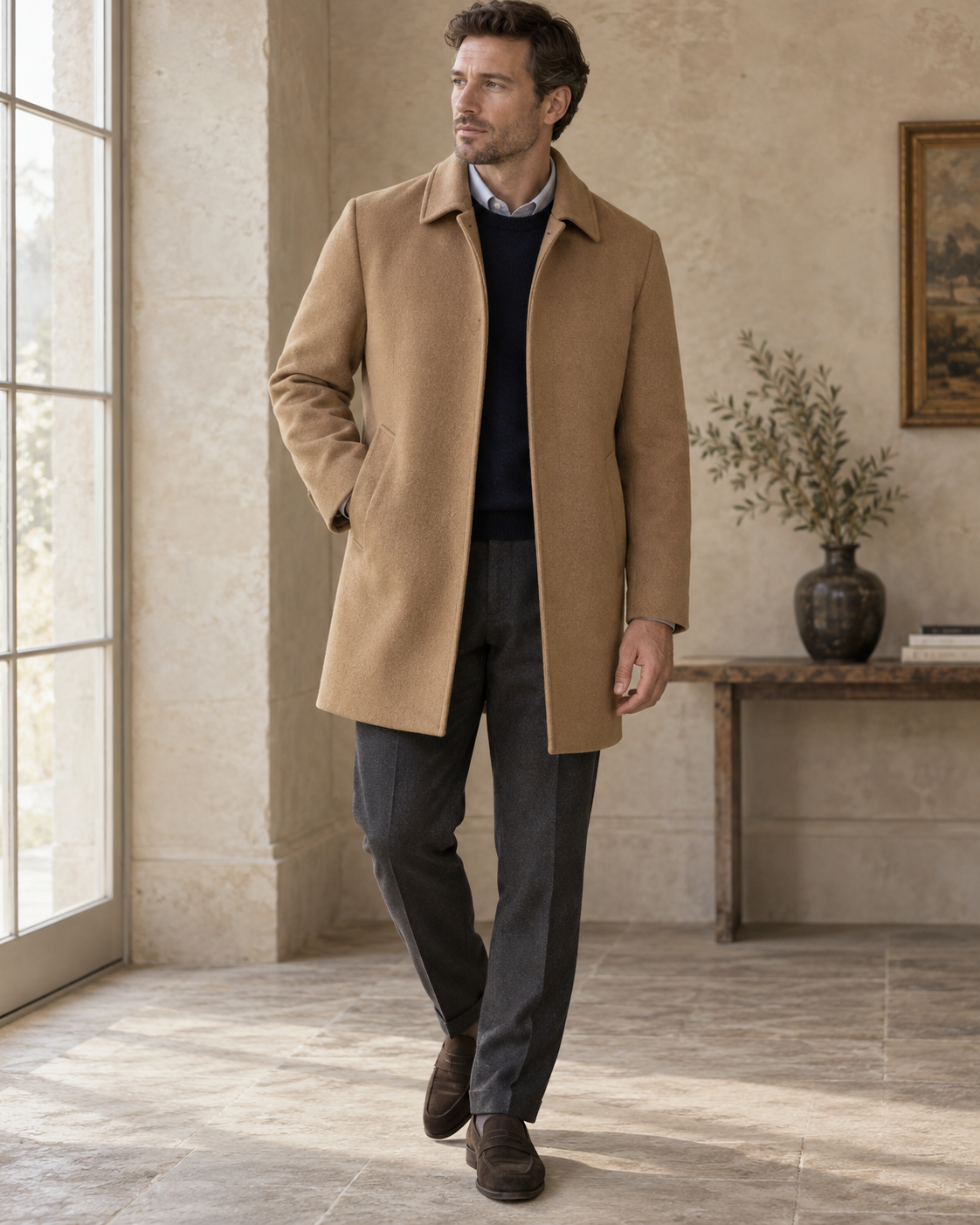 The Chelsea Camel Car Coat — NORTH & CO.
