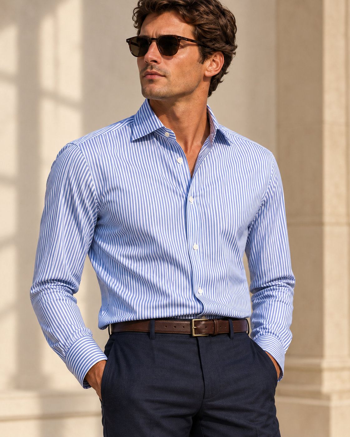 The Jermyn Bengal Stripe Shirt — NORTH & CO.