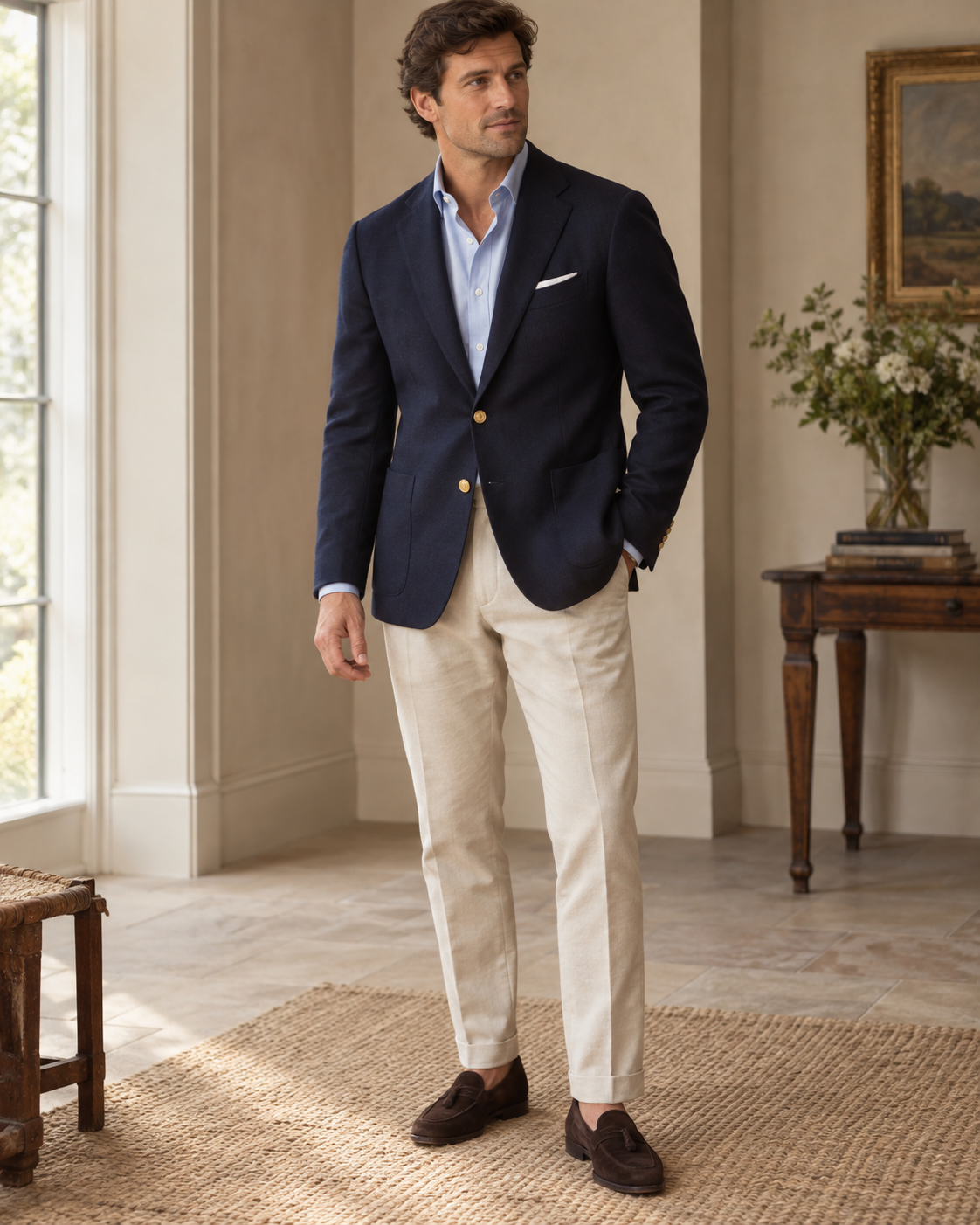 The Mayfair Navy Blazer — NORTH & CO.