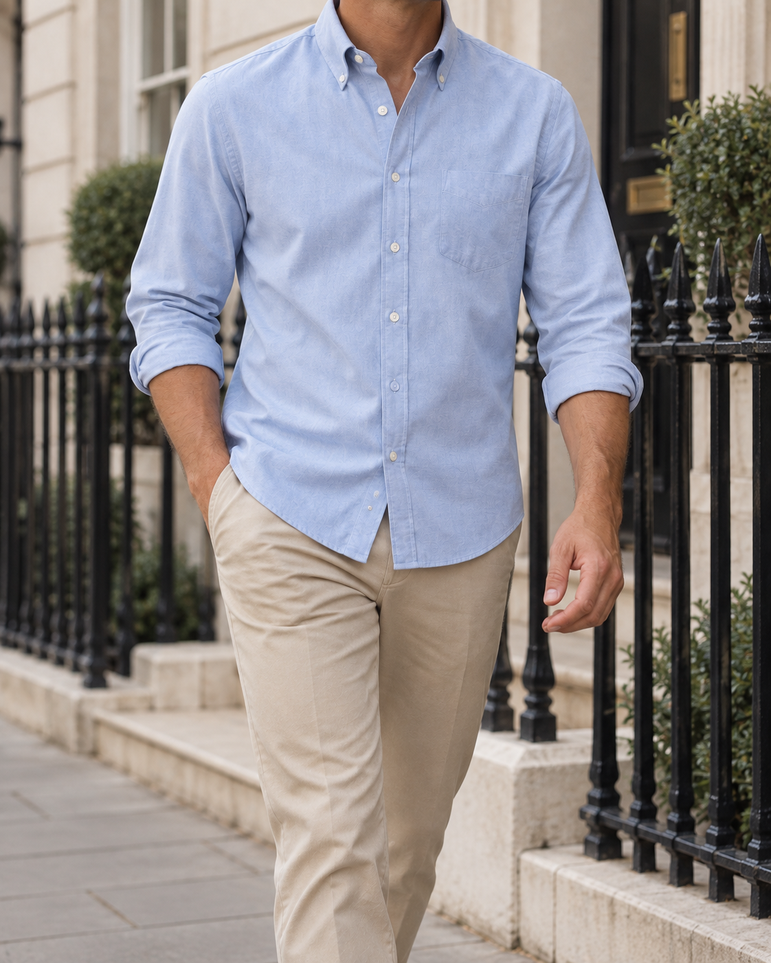 The Oxford Button-Down Shirt — Townhouse setting