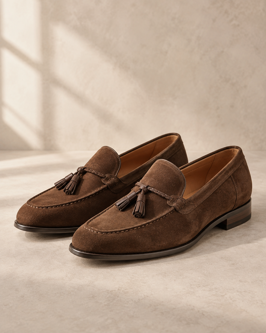 The Sloane Suede Tassel Loafers — NORTH & CO.