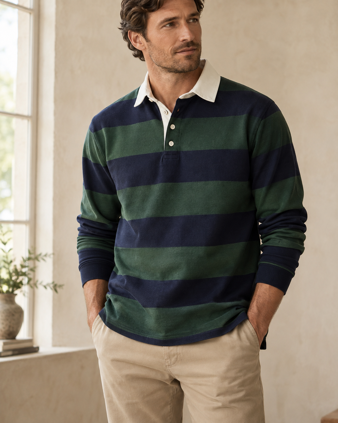 The Twickenham Striped Rugby Shirt — NORTH & CO.